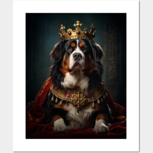 Stalwart Bernese Mountain Dog - Medieval Swiss King Posters and Art